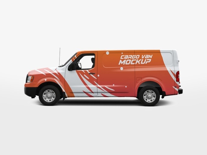 Free Cargo Van Mockup