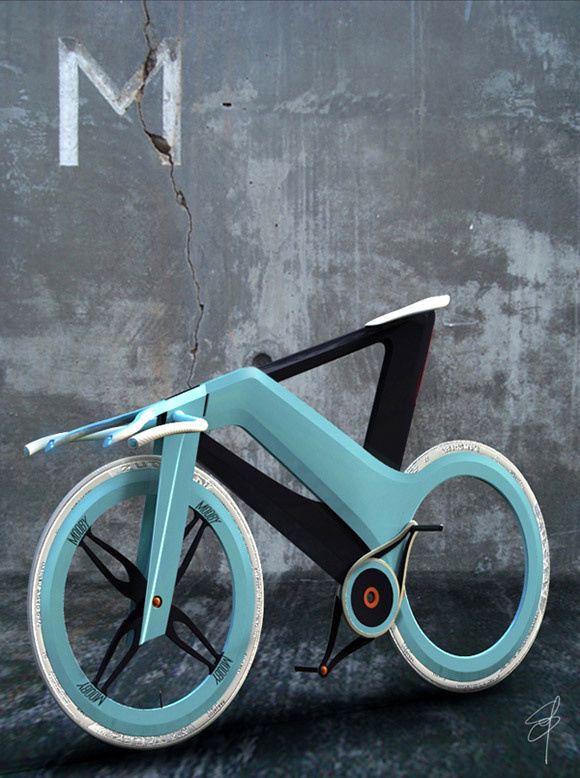 The Collective Loop #bikes #blue #futuristic #mooby
