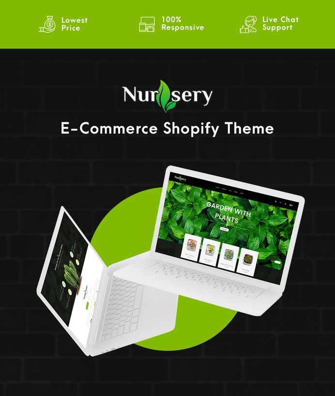 #Nursery #Plant - #Shopify Multi-Purpose Responsive #Theme | #TemplateTrip