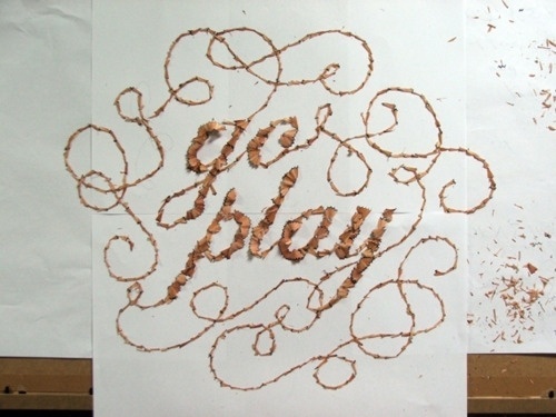 Designersgotoheaven.com - Go playÂ by Stuart... - Designers Go To Heaven #calligraphy #design #ligatures #art #typography