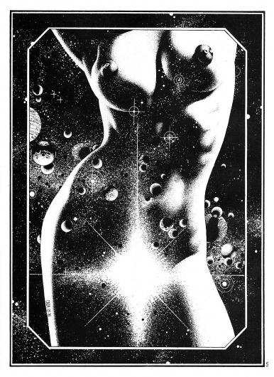 Ahh, but the dice cannot read their own spots - but does it float #illustration #cosmic