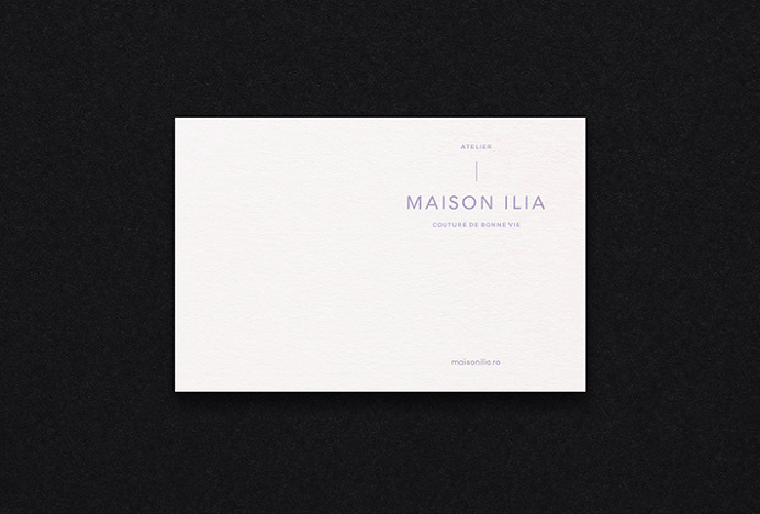 Maison Ilia by SilkEight #graphic design #print #stationary