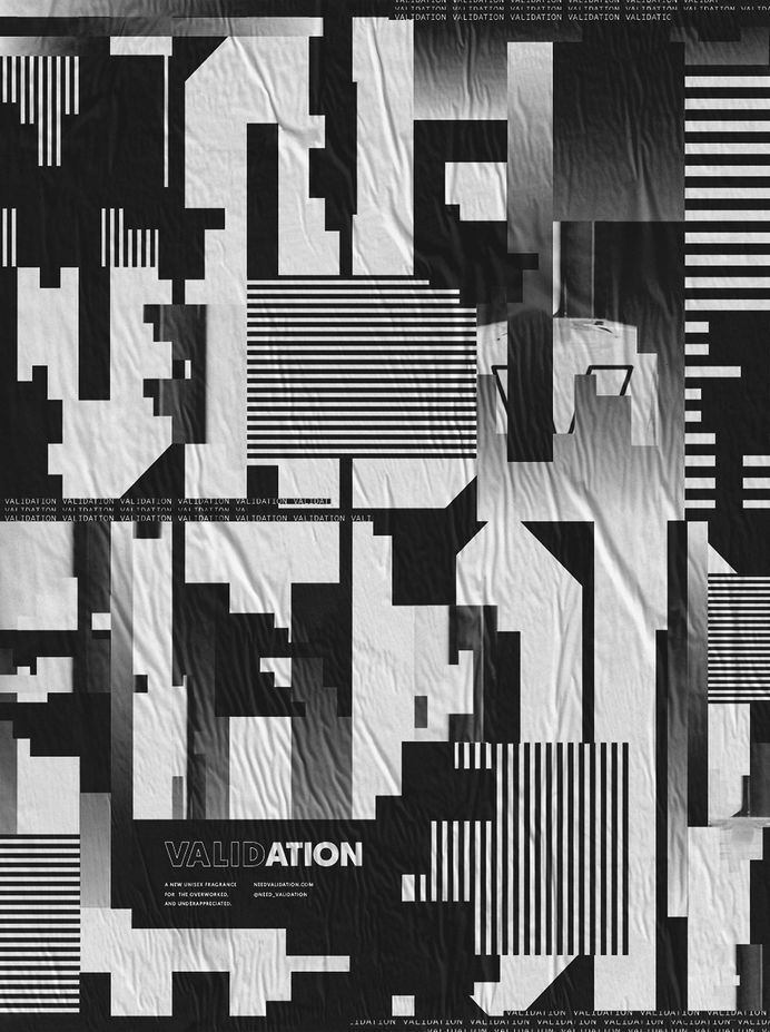 Validation posters on Behance