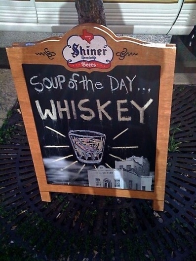 Google Image Result for http://www.kegworks.com/images/blogpost/soupOfTheDay.jpg #lifestyle #alcohol #soup #whiskey