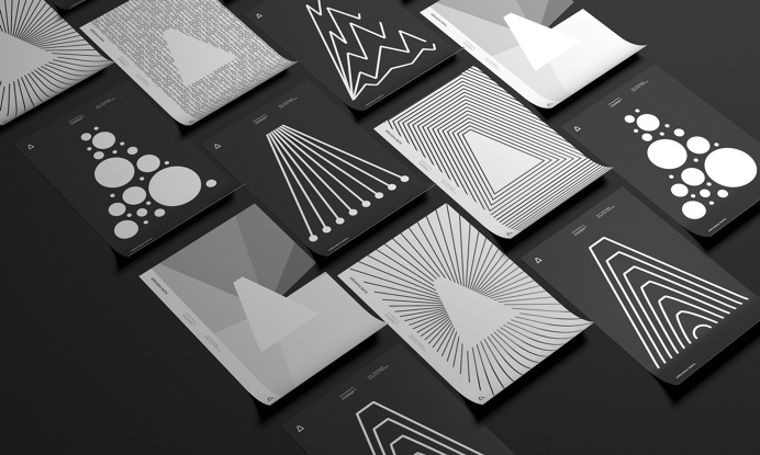 arcadia data branding black and white geometry minimal beautiful designer Casey Martin inspiration designblog mindsparkle mag www.mindsparkl