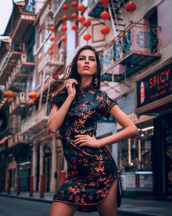 Colorful and Moody Female Portrait Photography by Elliott Eng