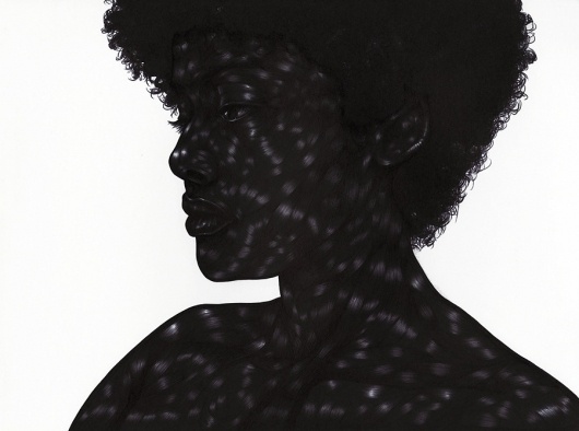 but does it float #toyin #portrait #odutola #painting