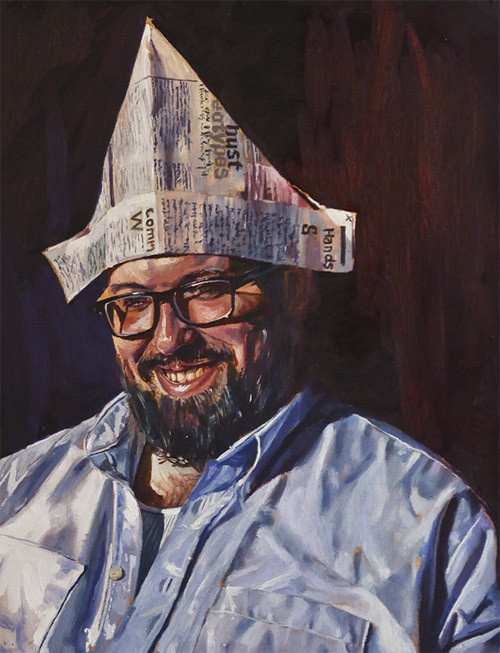 Vancouver based artist painter Andrew Young #young #portrait #painting #andrew