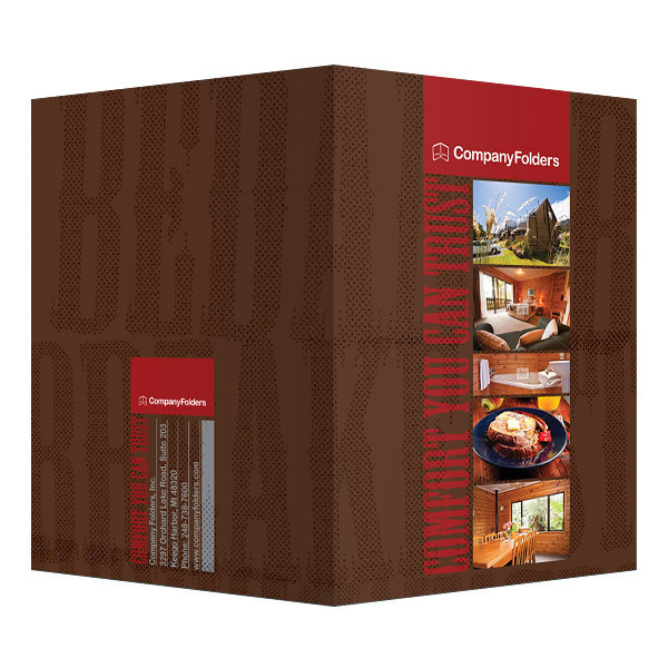 Comfortable Bed & Breakfast Folder Template #template #travel