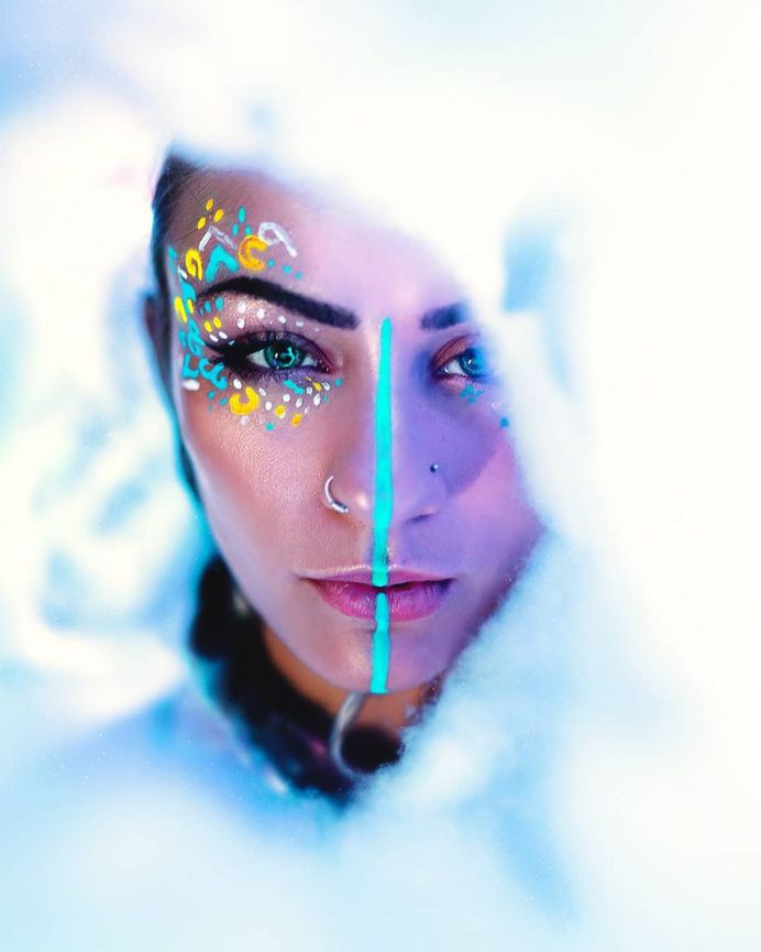 Colorful Female Portrait Photography by Shani Varner
