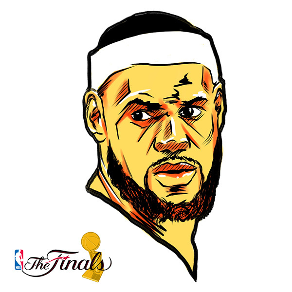 NBA Finals 2014 Sketches on Behance #heat #lebron #illustration #cavs #cleveland #nba #basketball #miami