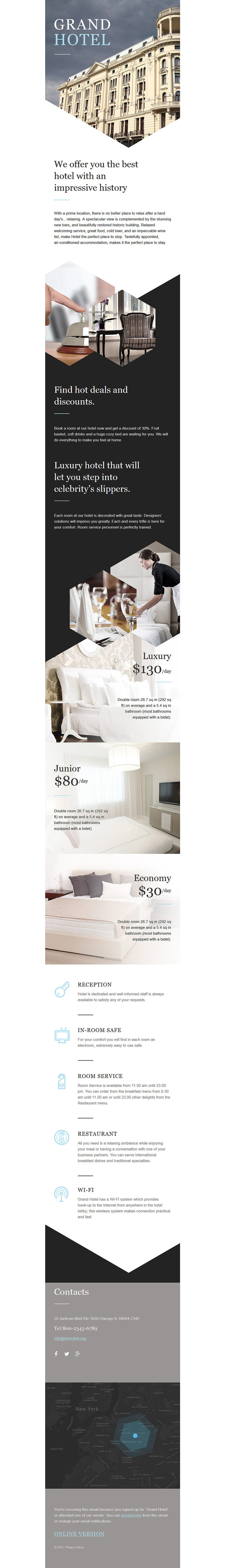 Grand Hotel Responsive Newsletter Template
