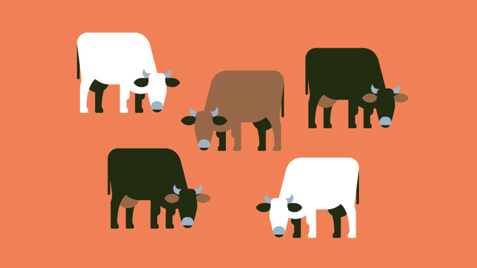 FUTUREMAG ANIMATION POOP - Timo Meyer - Illustration #icon #cow #picto #symbol #animal