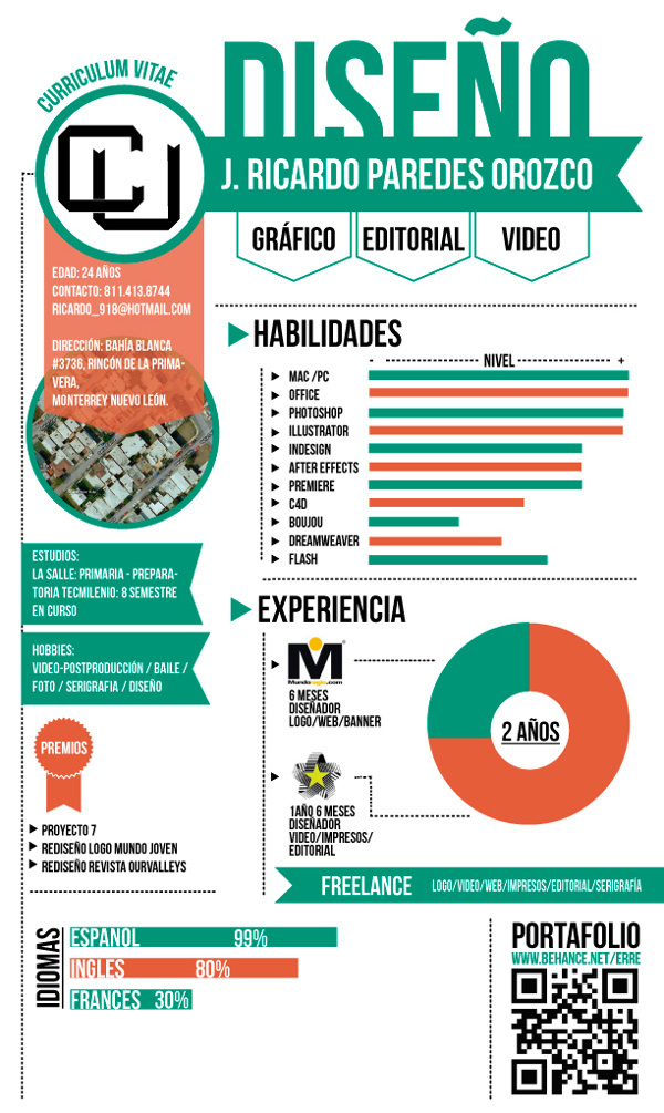 Calculator design idea #110: MY OWN PROMOTION PROJECT / IN PROGRESS #resueme #mexico #infographic #design #graphic #resume #new