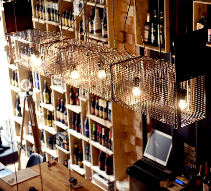 Cat and Mouse Beer Bar and Concept Store by Studio 8 ½ - #bar, #restaurant, #restaurantdesign, #lamp, #lighting