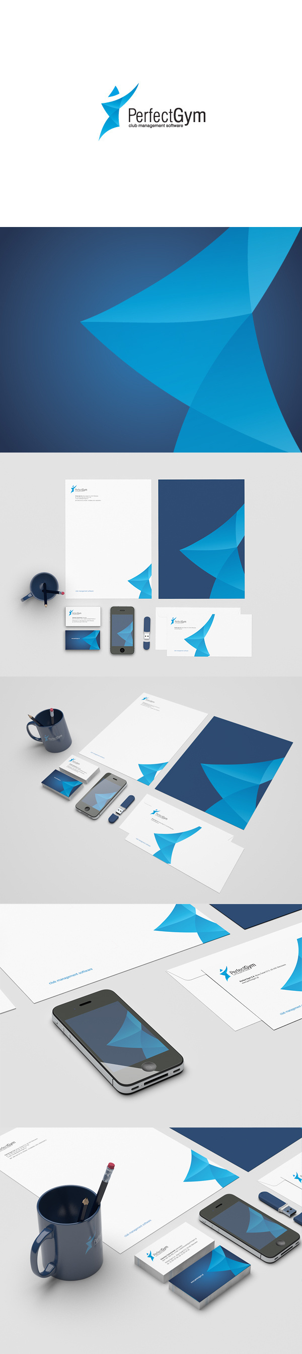 Perfect Gym #prints #branding #gym #identity #for #perfect #logo #management #so #club