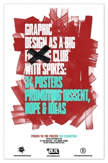 Nicholas Burroughs : POWER TO THE POSTER #promotional #design #poster