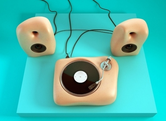 flesh objects #chris #labrooy #turntable #phonograph #music #flesh