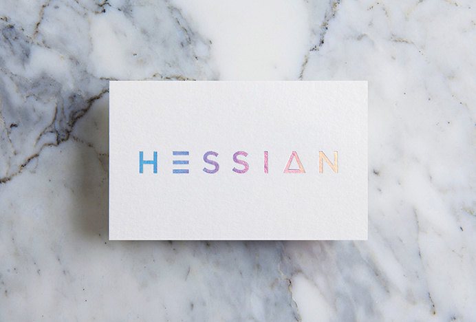 Hessian Magazine by Dylan McDonough #print #design #business #card #graphic #gradient