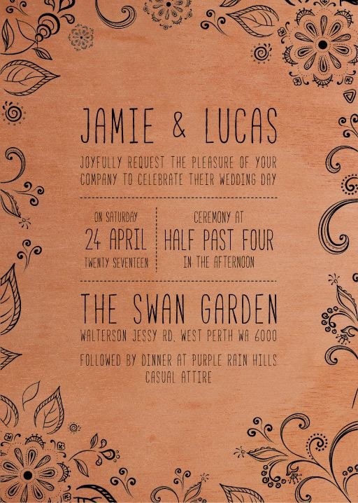 Der Garten - Wedding Invitations #paperlust #weddinginvitations #weddingstationery #weddinginspiration #card #paper #design #whiteink #prin