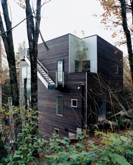 The Pursuit Aesthetic #exterior #wood #architecture #overcast