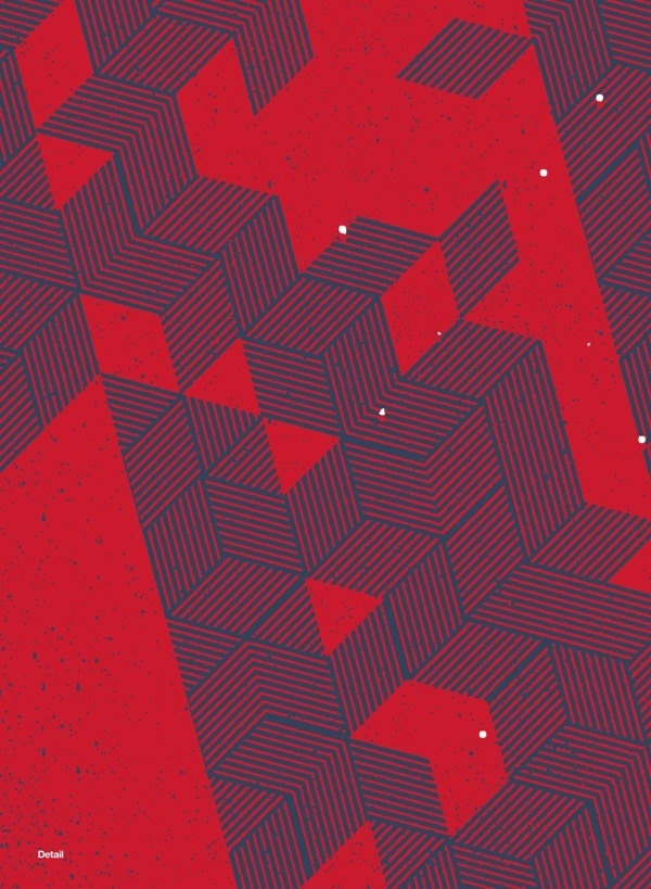 June/July 2012 #lines #pattern #red #geometric
