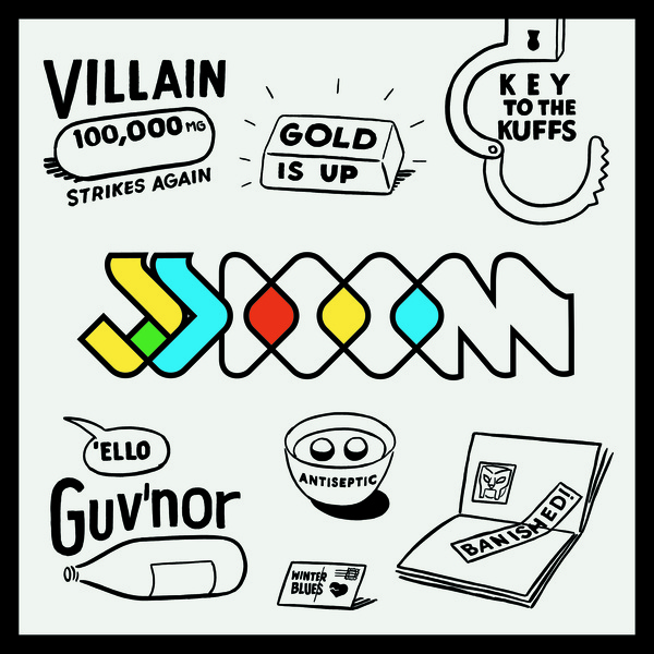jj doom - key to the kuffs cover art #cover #illustration #dingbat #art #typography