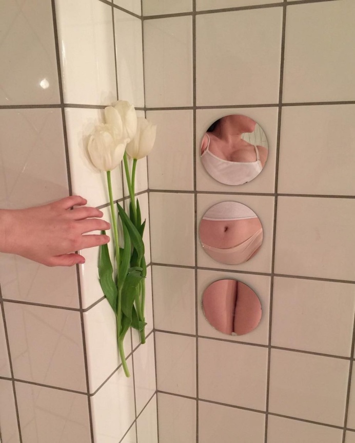 Michele Bisaillon Transforms Mirror Reflections Into Delicate Collages