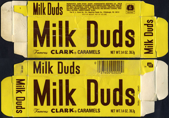 Vintage Candy Packaging #milk #type #vintage #duds