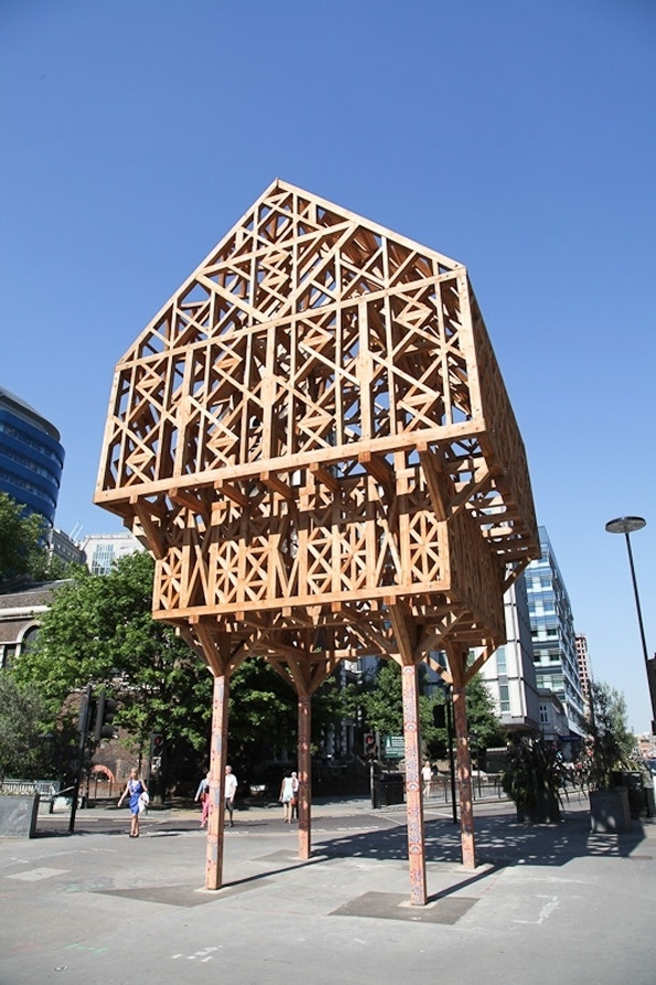 It's Nice That : Studio Weave's beautiful piece of architecture in London is newly standing on its spindly legs #weave #architecture