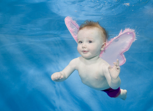 Babies Swimming Underwater by Phil Shaw #inspiration #photography #underwater
