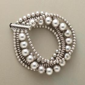 Silver Bead Bracelet