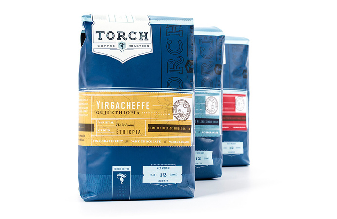 coffee, torch, blue, sticker, wrap, detail