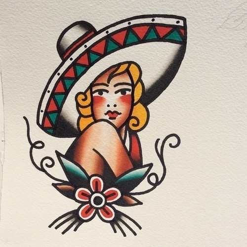 artedejorge: Continue split with @marcosortegatattoo mexicana available for tattoo #classictattoos #oldschooltattoos #traditionaltattoos #t