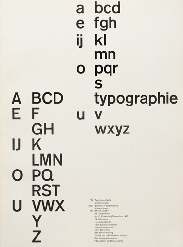 Swiss typography Robert Büchler 1961 #swiss #robert #print #design #akzidenz #bchler #minimal #grotesk #typography