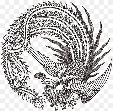 png-transparent-bird-illustration-fenghuang-phoenix-tattoo-chinese-dragon-traditional-chinese-designs-classical-phoenix-pattern-legendary-creature-shading-monochrome-thumbnail.png (360×355)