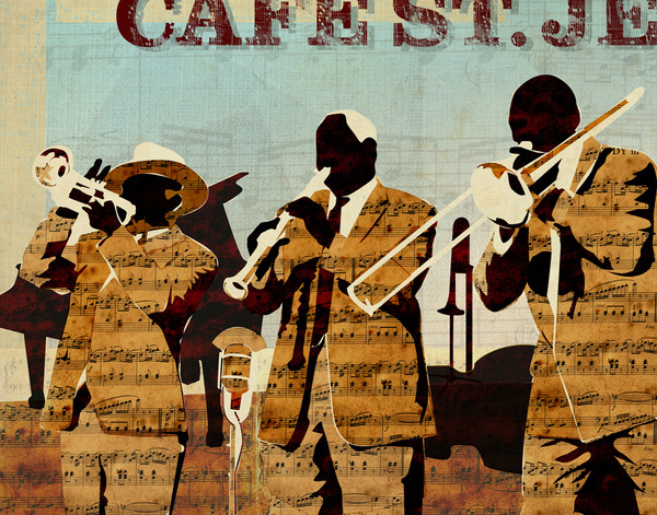 NEWS — kylemosher.com #cut #musicians #trumpet #jazz #cafe #illustration #art #collage #paper