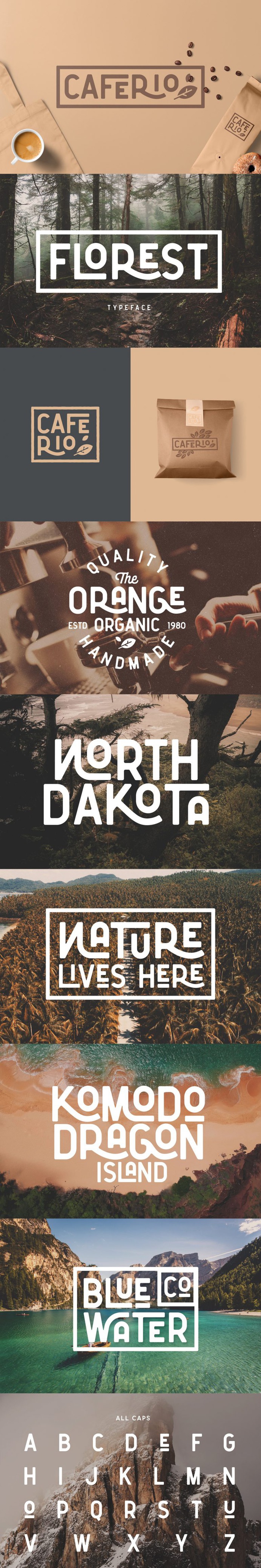 Caferio – The Florest Typeface