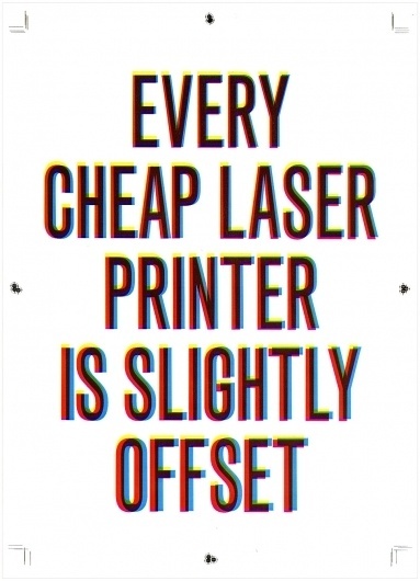 Statement #01: laser printer : Antonio Bertossi