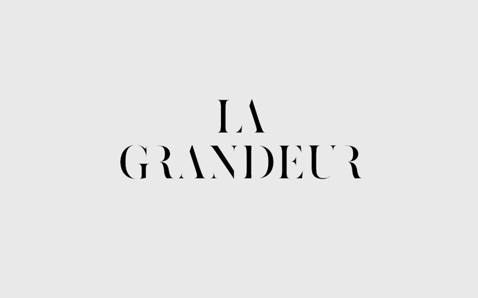 STRÃ–M & JAG / La Grandeur #identity #logotype #logo #visualidentity #logodesign