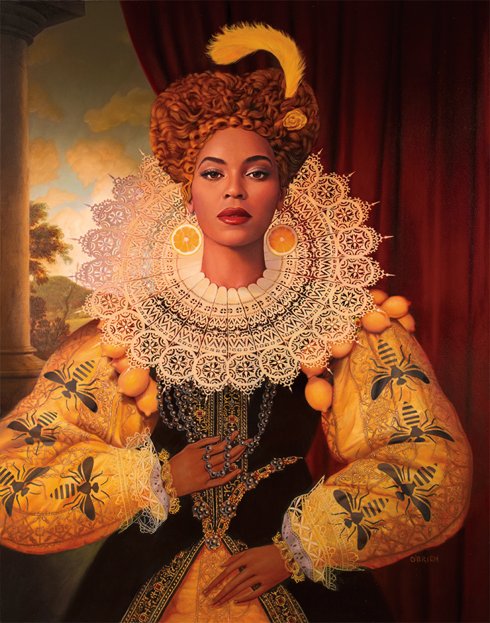 Beyonce by Tim O'Brien illustration