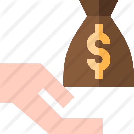 See more icon inspiration related to business and finance, hands and gestures, money bag, banking, charity, donate, donation, currency and money on Flaticon.