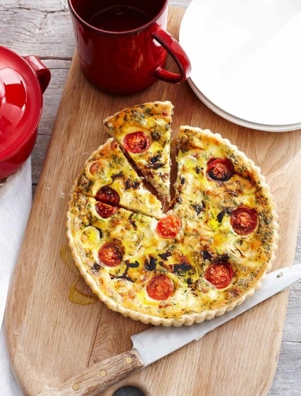 Torta Salata with Ricotta, Pancetta #food