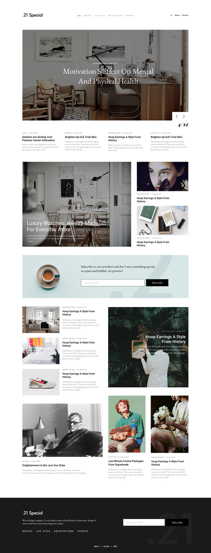 Blog design #design #blog #webdeisgn #ui #ux #digital #blogging #grid #layout