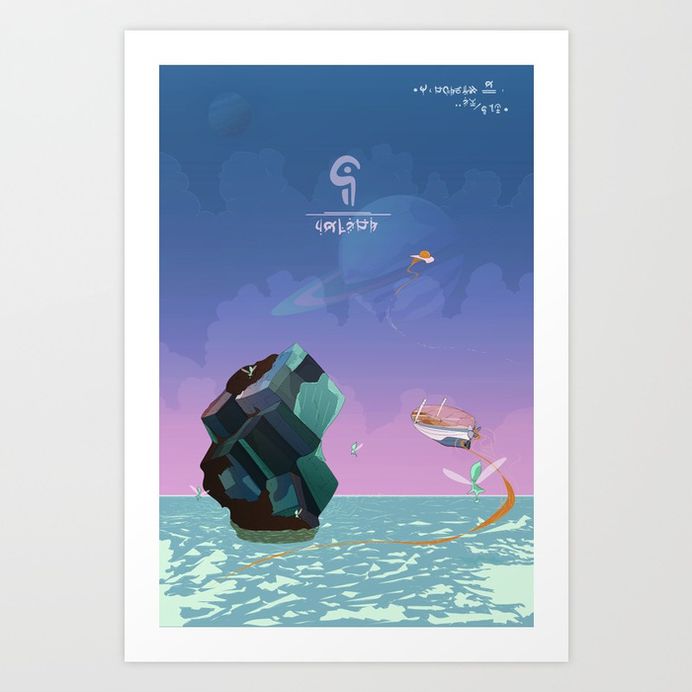 Magic Crystal Art Print