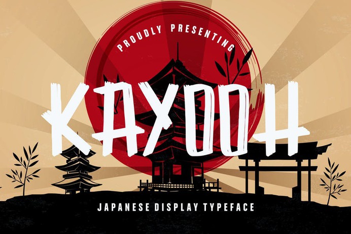Kayooh Japanese Display Font