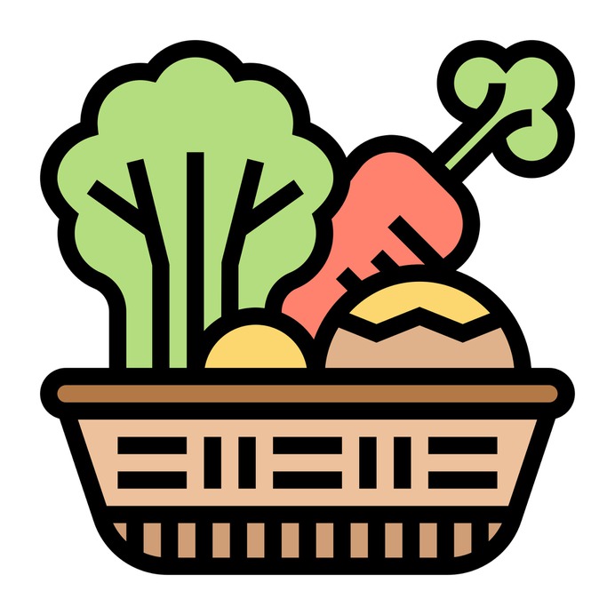 See more icon inspiration related to food, salad, vegan, vegetarian, vegetable garden, food and restaurant, farming and gardening, ecology and environment, organic, healthy food and vegetables on Flaticon.