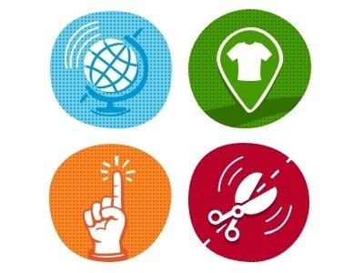 Dribbble - Citees icons by Alexander Bickov #shirts #design #icons #iconography