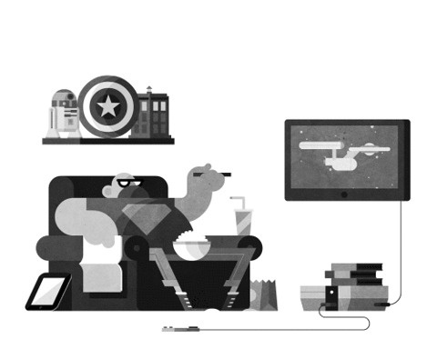 Seamlessly pleasing Imgur #illustration #animation #people