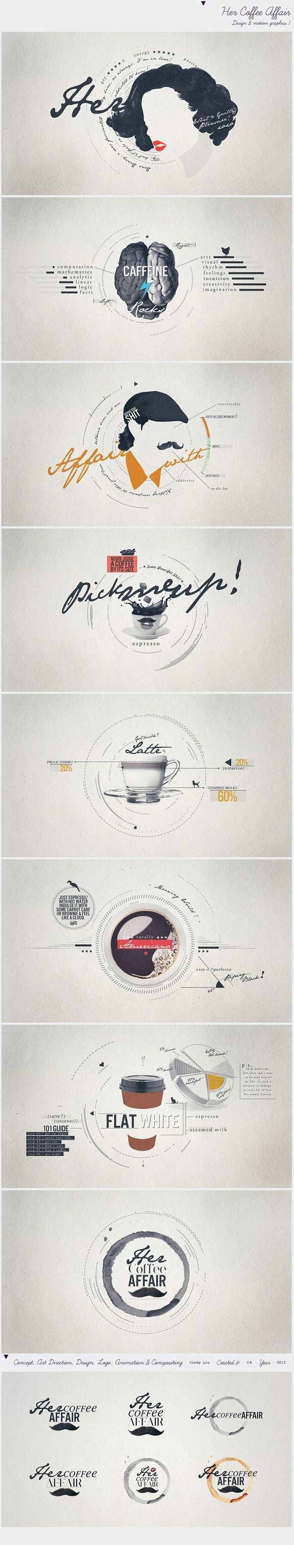 Coffee Illustration / Design #coffee #illustration #anatomy